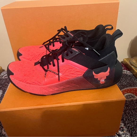 Under Armour Other - Under Armour Project Rock 6 Training Shoe Phoenix Fire Mens Size 11.5.